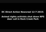 Protesters shut down deer killing for a night